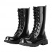 Shoes Leatherette Outdoor / Office  Career / Dress / Casual Boots Outdoor / Office  Career / Dress / Casual Low Heel Black  