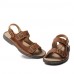 Men's Shoes Outdoor / Athletic / Casual Leather Sandals Brown  