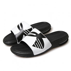 Men's Slippers Casual/Beach/Home Fashion Synthetic Leather Slip-on Shoes Slide Sandals 39-44  