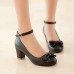 Women's Shoes Heel Heels Heels Office & Career / Dress / Casual Black / Blue / Pink / White/38-2