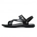 Men's Shoes Outdoor / Office & Career / Work & Duty / Athletic / Dress / Casual Nappa Leather Sandals Black / White  