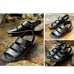 Men's Shoes Outdoor / Office & Career / Athletic / Dress / Casual Leather Sandals Black / Brown / White  