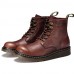 Shoes Outdoor / Office  Career / Casual Leather Boots Black / Brown  