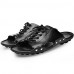 Men's Shoes Outdoor / Athletic / Casual Leather Sandals Black  