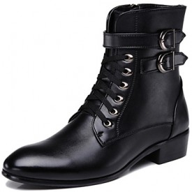 Shoes Office  Career / Party  Evening / Casual Synthetic Boots Black  