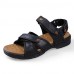 Men's Shoes Outdoor / Office & Career / Athletic / Dress / Casual Nappa Leather Sandals Black / Brown  