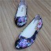 Women's Shoes Flat Heel Round Toe Flats Casual Black / Blue / Red / White