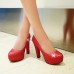 Women's Shoes Heel Heels / Platform Heels Wedding / Dress / Casual Black / Blue / Red / Silver / Gold