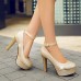 Women's Spring / Summer / Fall Heels Leatherette Office & Career / Dress / Casual Stiletto Heel Others Blue / Pink / Red / Silver / Gold
