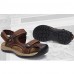 Men's Shoes Outdoor / Office & Career / Casual Leather Sandals Brown  