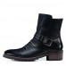 Shoes Wedding / Party  Evening / Casual Leather Boots Black  