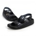 Men's Shoes Outdoor / Casual Leather Sandals / Slip-on Black / Brown / White  