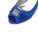 Women's Spring / Summer / Fall / Winter Heels / Peep Toe Satin Wedding / Party & Evening Kitten Heel RhinestoneBlack / Blue / Pink /