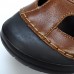 Men's Shoes Leather Casual Sandals Casual Brown / Khaki  