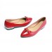 Women's Shoes Flat Heel Pointed Toe / Closed Toe Flats Party & Evening / Dress / Casual Black / Pink / Red / White