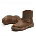 Shoes Outdoor / Office  Career / Party  Evening / Athletic / Casual Leather Boots Brown  