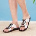 Men's Shoes Outdoor / Office & Career / Casual Leather Sandals Black / Yellow / White  