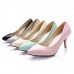 Women's Shoes PVC / Leatherette Stiletto Heel Heels Heels Wedding / Office & Career / Dress / Casual Black / Blue