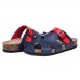 Men's Shoes Outdoor / Party & Evening / Athletic / Dress / Casual Leather Slippers Blue  