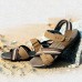 Men's Shoes Outdoor / Office & Career / Athletic / Casual Nappa Leather Sandals Big Size Black / Brown  