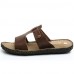 Men's Shoes Outdoor / Office & Career / Work & Duty / Athletic / Dress / Casual Nappa Leather Slippers Brown  