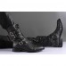 Shoes Casual Leather Boots Black  