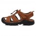 Men's Shoes Outdoor / Casual Synthetic Sandals Brown / Yellow / Khaki  