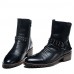 Shoes Wedding / Party  Evening / Casual Leather Boots Black  