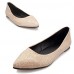 Women's Shoes Flat Heel Pointed Toe Flats Casual Silver/Gold