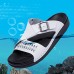 Men's Shoes Outdoor / Office & Career / Athletic / Dress / Casual Nappa Leather Slippers Black / White  