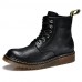Shoes Outdoor / Office  Career / Casual Leather Boots Black / Brown  