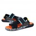 Men's Shoes Outdoor / Office & Career / Work & Duty / Athletic / Casual Synthetic Sandals Black  