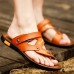 Men's Shoes Outdoor / Athletic / Casual Nappa Leather Sandals Black / Brown  