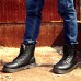 Shoes Outdoor / Office  Career / Casual Leather Boots Black  