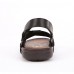   Men's Shoes Casual Leather Sandals Black / Brown  