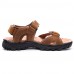 Men's Shoes Outdoor / Office & Career /Work & Duty / Athletic / Dress / Casual Nappa Leather Sandals Black/Brown  