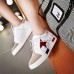 Women's Shoes Spring / Fall Wedges / Platform / Flats Flats Platform Lace-up Pink / Red / Silver/2-5