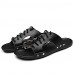 Men's Shoes Outdoor / Office & Career / Casual Leather Sandals Black / Yellow / White  