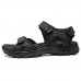 Men's Shoes Outdoor / Office & Career /Work & Duty / Athletic / Dress / Casual Nappa Leather Sandals Black/Brown  