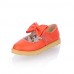 Women's Spring / Summer / Fall Round Toe Leatherette Office & Career / Casual / Dress Flat Heel Bowknot Blue / Yellow / Pink / Orange