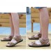 Men's Shoes Outdoor / Office & Career / Athletic / Casual Nappa Leather Big size Sandals Khaki  