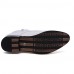 Shoes Leather / Leatherette Outdoor / Casual / Athletic Boots Outdoor / Casual / Athletic Flat Heel Rivet Black / White  