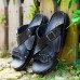 Men's Shoes Outdoor / Office & Career / Athletic / Dress / Casual Nappa Leather Slippers Black / White  