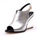 Women's Shoes Cowhide Wedge Heel Wedges / Heels / Peep Toe / Slingback Sandals / Heels Outdoor / Party
