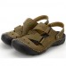 Men's Shoes Outdoor / Office & Career / Athletic / Dress / Casual Nappa Leather Sandals Khaki  