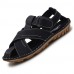 Men's Shoes Outdoor / Office & Career / Casual Leather Sandals Black / Brown  