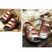 Men's Shoes Outdoor / Office & Career / Athletic / Dress / Casual Leather Sandals Black / Brown / White  