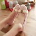 Women's Shoes Summer / Fall / Winter Comfort / Round Toe Heels Wedding / Dress Chunky Heel Bowknot / Split Joint