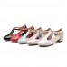 Women's Shoes Leatherette Stiletto Heel Heels Heels Office & Career / Dress / Casual Black / Blue / Pink