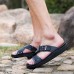 Men's Shoes Outdoor / Office & Career / Athletic / Dress / Casual Nappa Leather Slippers Black / White  